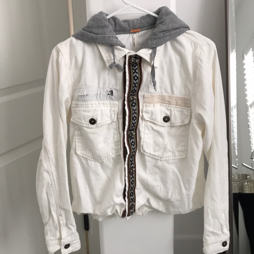 Free People Weekend Wanderer Denim Jacket